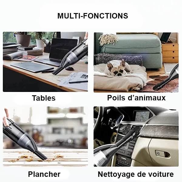 AutoVaP - Aspirateur portatif sans fil pour voiture